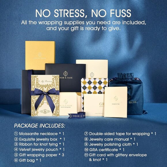 Love Heart Pendant Necklace 1 Carat Moissanite Silver Gift for Daughter - Picture 6 of 8